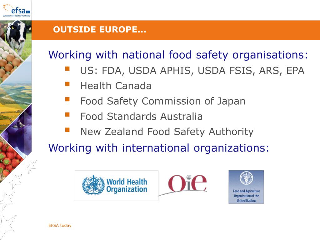 PPT To contribute to ensuring Europe’s food is safe, EFSA is