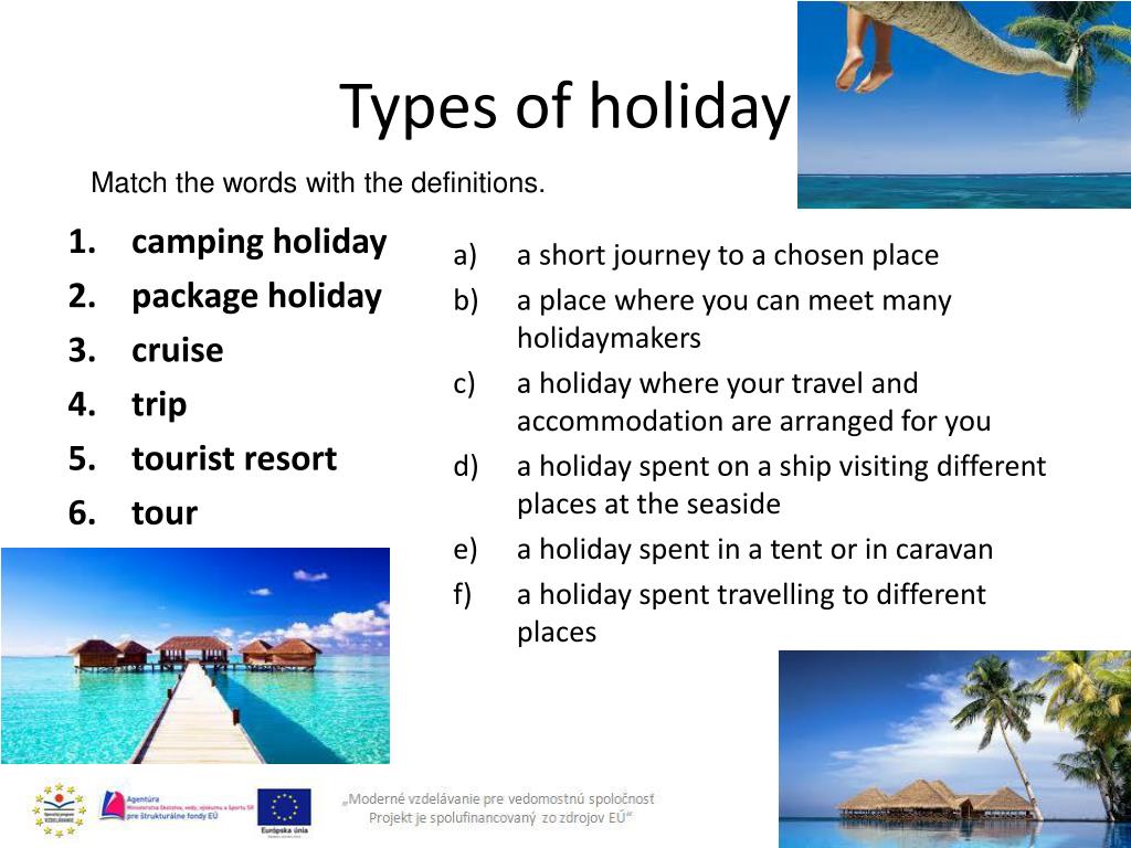 types of holidays presentation