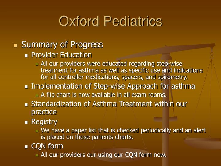 PPT Oxford Pediatrics PowerPoint Presentation, free download ID3276307