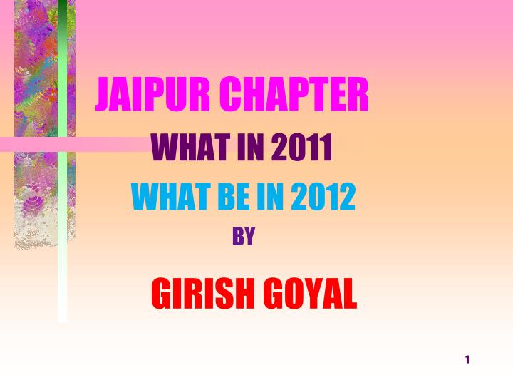 jaipur chapter n.