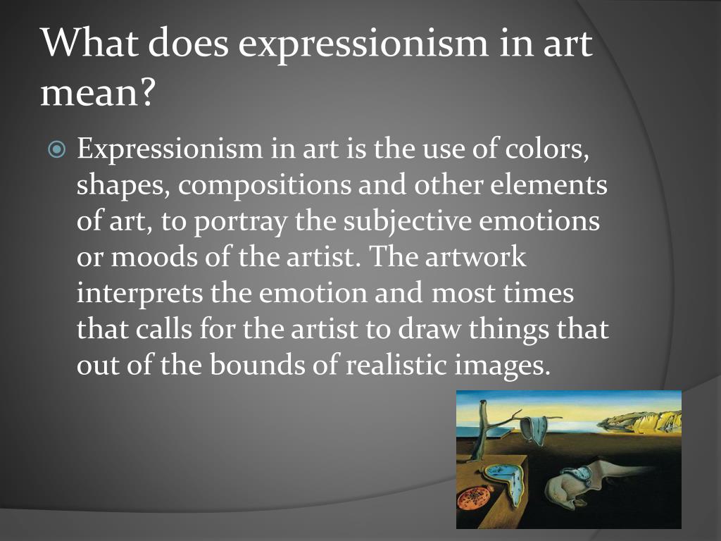 research paper topics about expressionism