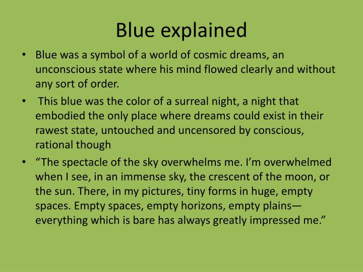 blue explained ppt impressionism modern powerpoint presentation blue explained ppt impressionism modern powerpoint presentation