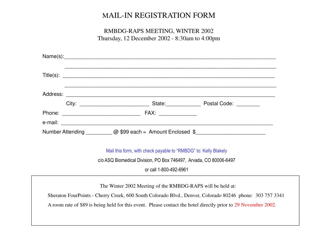 PPT - Cost per person: $99 Space is limited; register early Lunch and ...