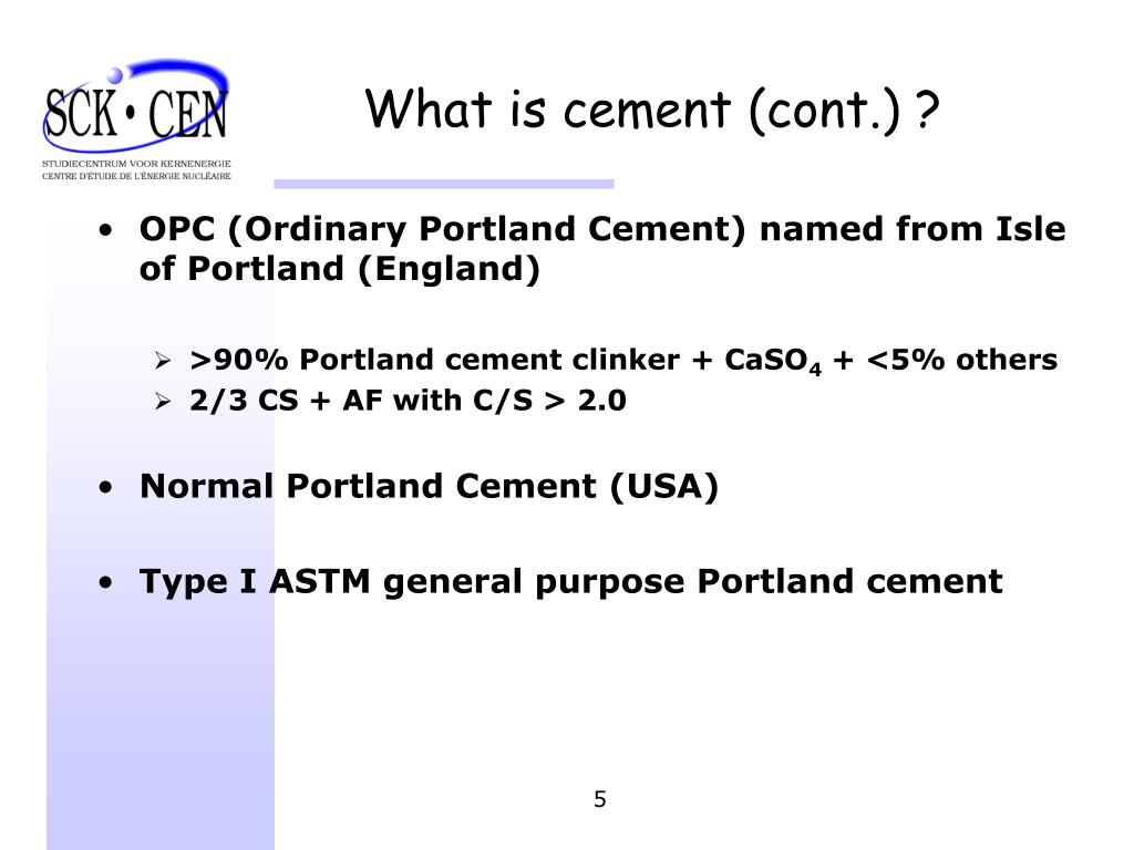 PPT - Cement chemistry in nuclear waste disposal PowerPoint ...