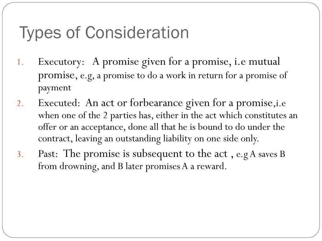 Executory Consideration executory-consideration
