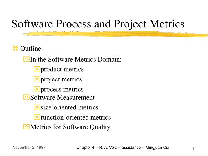 PPT - Software Process and Project Metrics PowerPoint Presentation ...
