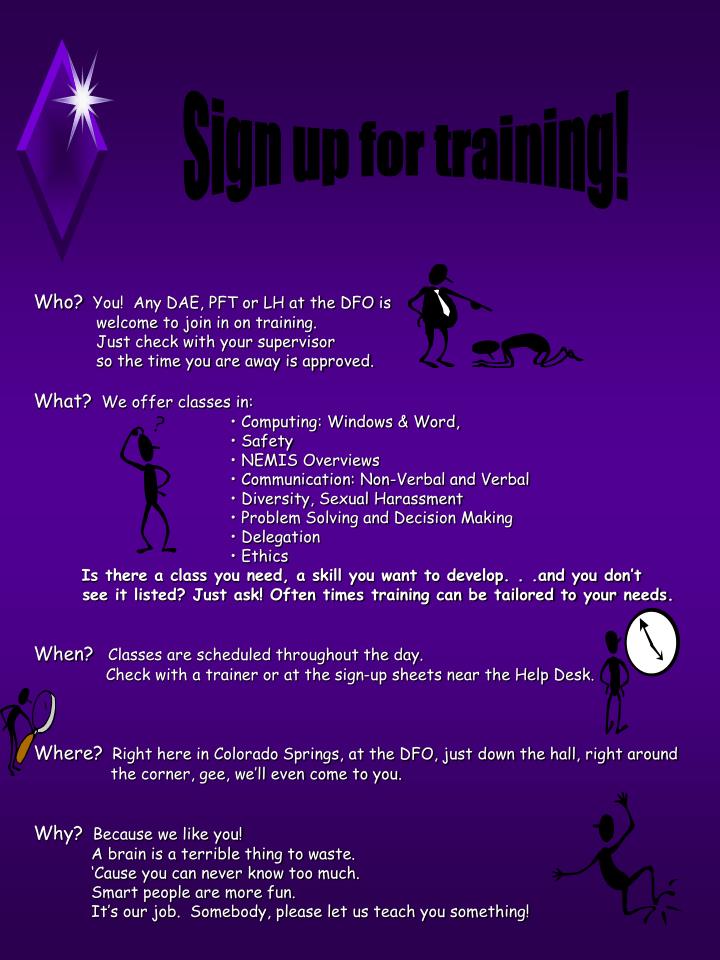 Ppt Sign Up For Training Powerpoint Presentation Free Download Id