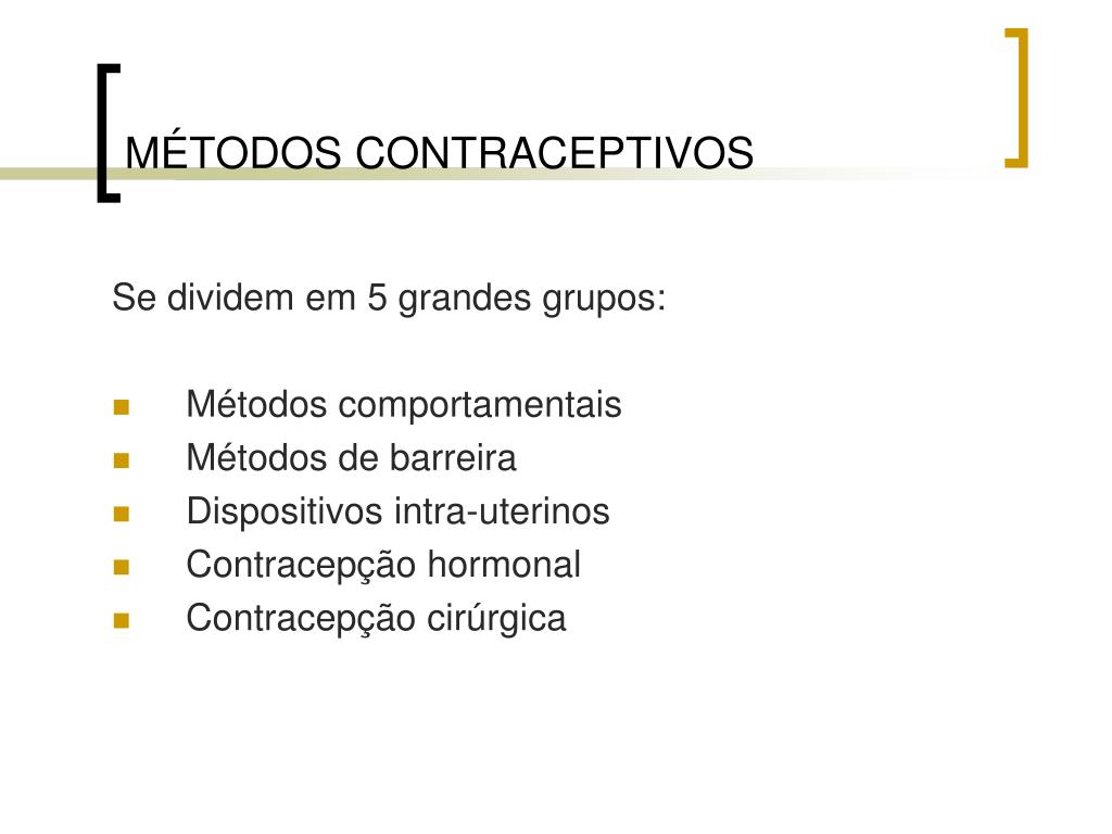 PPT - Métodos Contraceptivos PowerPoint Presentation, free download -  ID:1871706