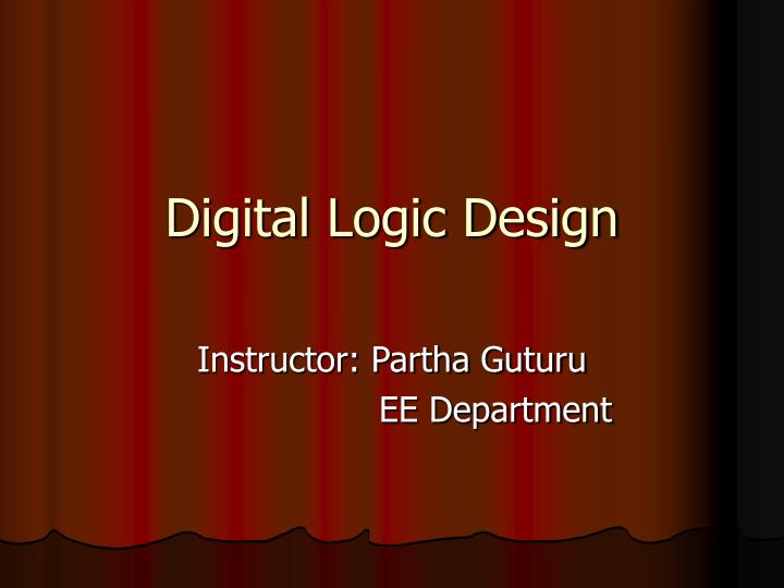 digital logic design presentation topics