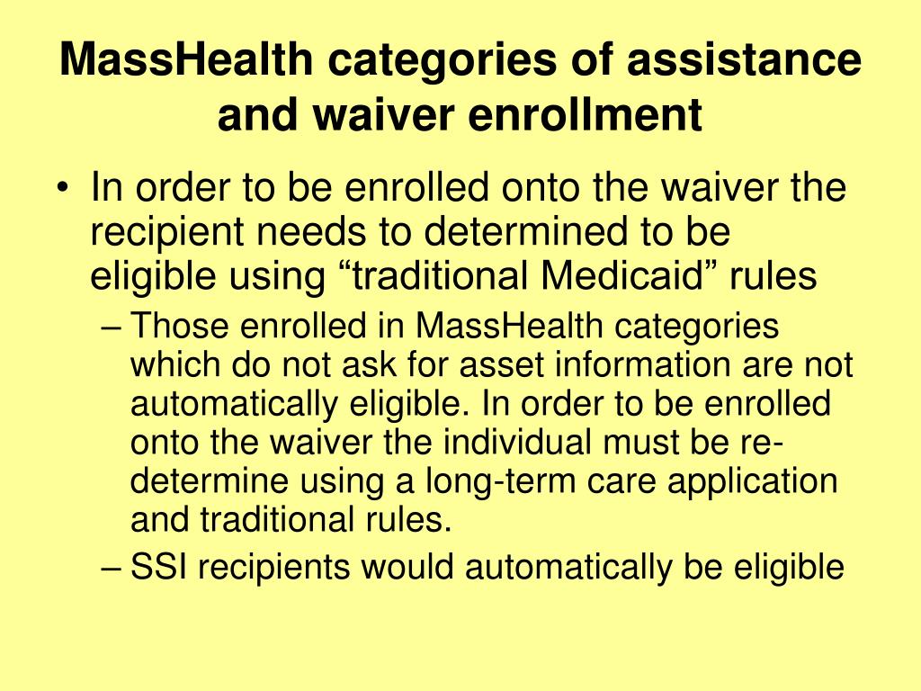 Masshealth Income And Asset Chart