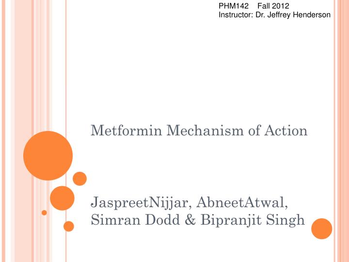Ppt metformin mechanism of action powerpoint presentation free