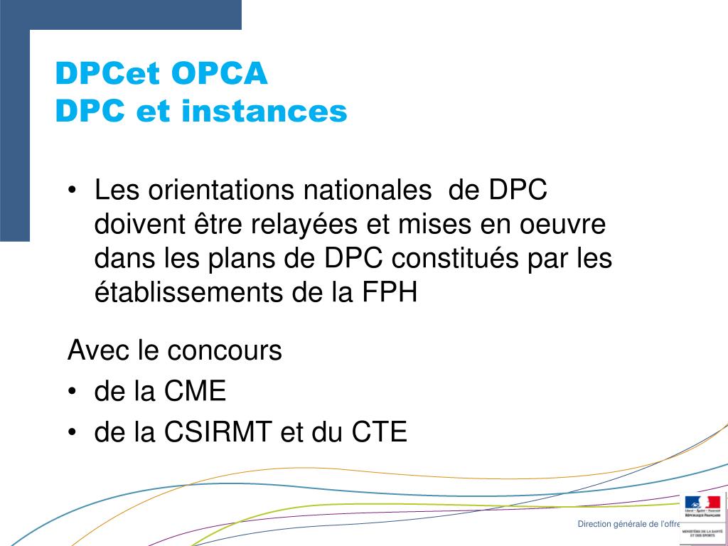 PPT - Développement Professionnel Continu des professionnels de santé ...