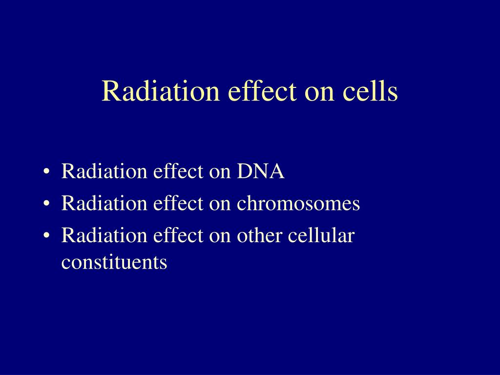 Basic Biological Interaction of Radiation PowerPoint Presentation ... Biology Diagrams