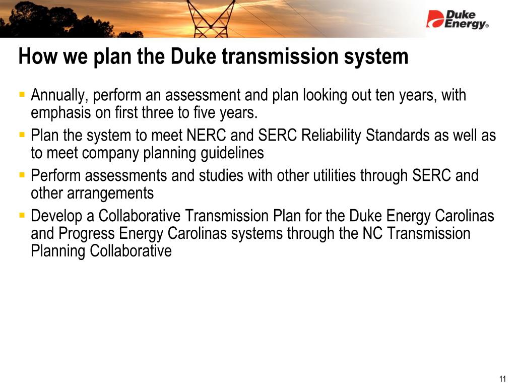 PPT - Duke Energy Carolinas Transmission Tariff Rate Review PowerPoint ...
