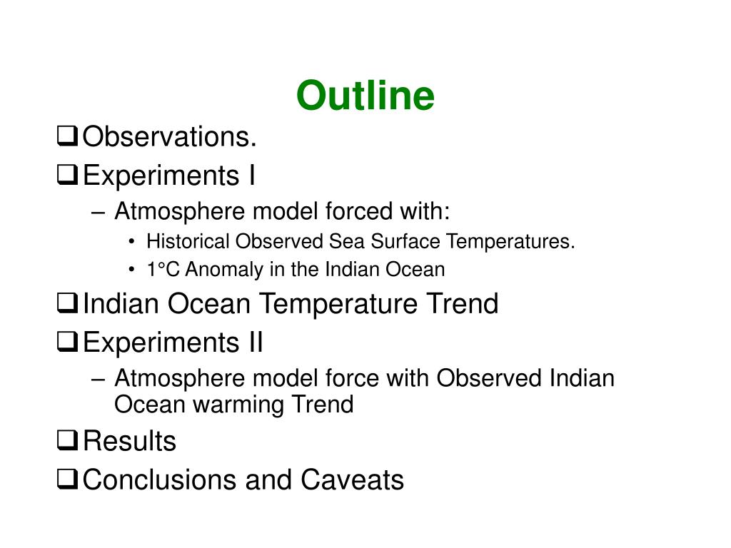 PPT - The Impacts of the Indian Ocean warming trend on African Climate ...