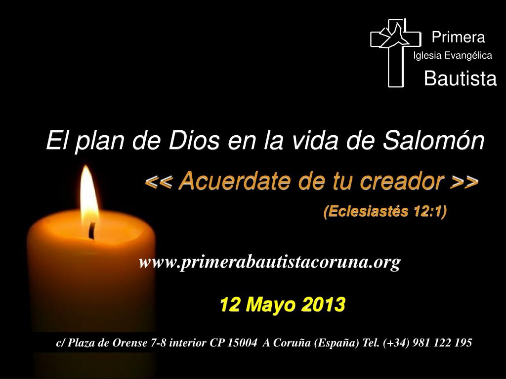 PPT - El plan de Dios en la vida de Salomón PowerPoint Presentation, free  download - ID:3290703
