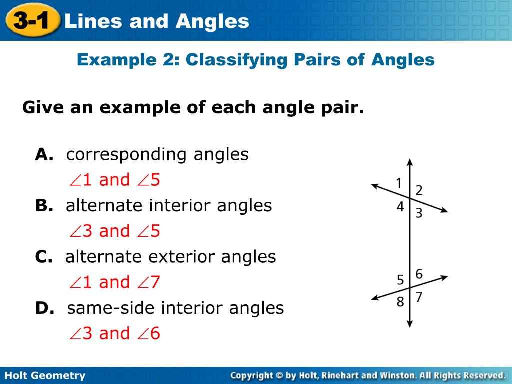PPT Identify parallel, perpendicular, and skew lines