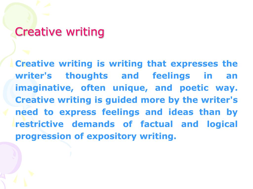 creative writing professional development