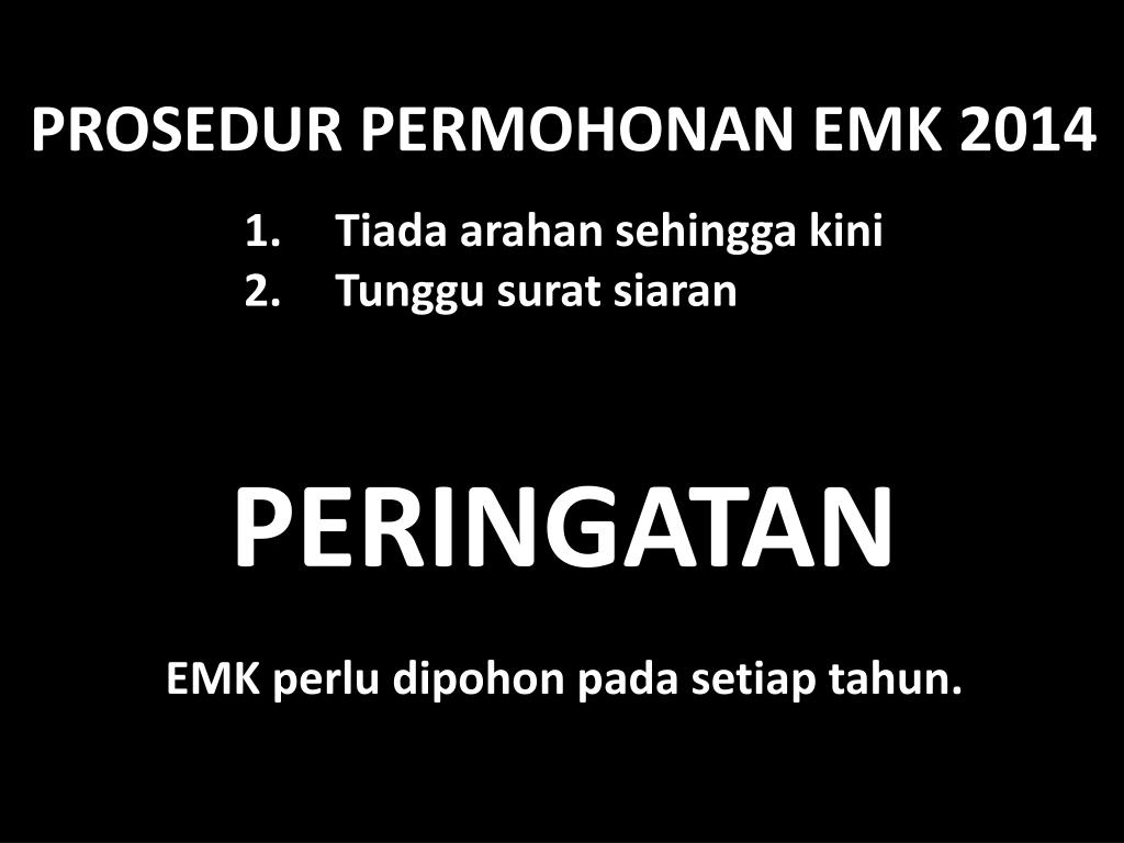 Surat Permohonan Elaun Pendidikan Khas - Perokok p