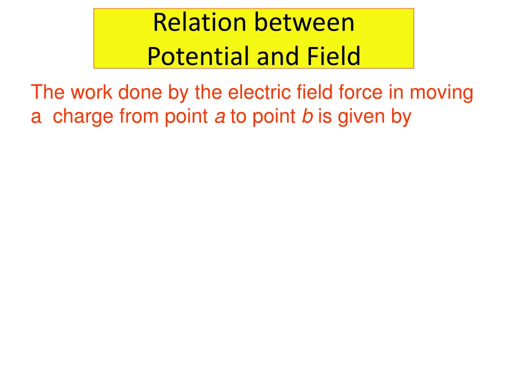 PPT Electric Potential Energy & Electric Potential Unit 7 PowerPoint
