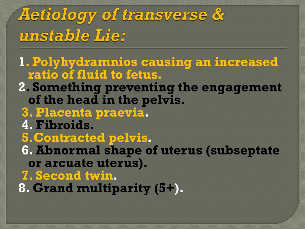 what is unstable lie presentation