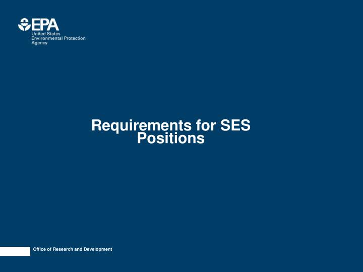 PPT - “Preparing for the Senior Executive Service (SES)” Welcome and ...