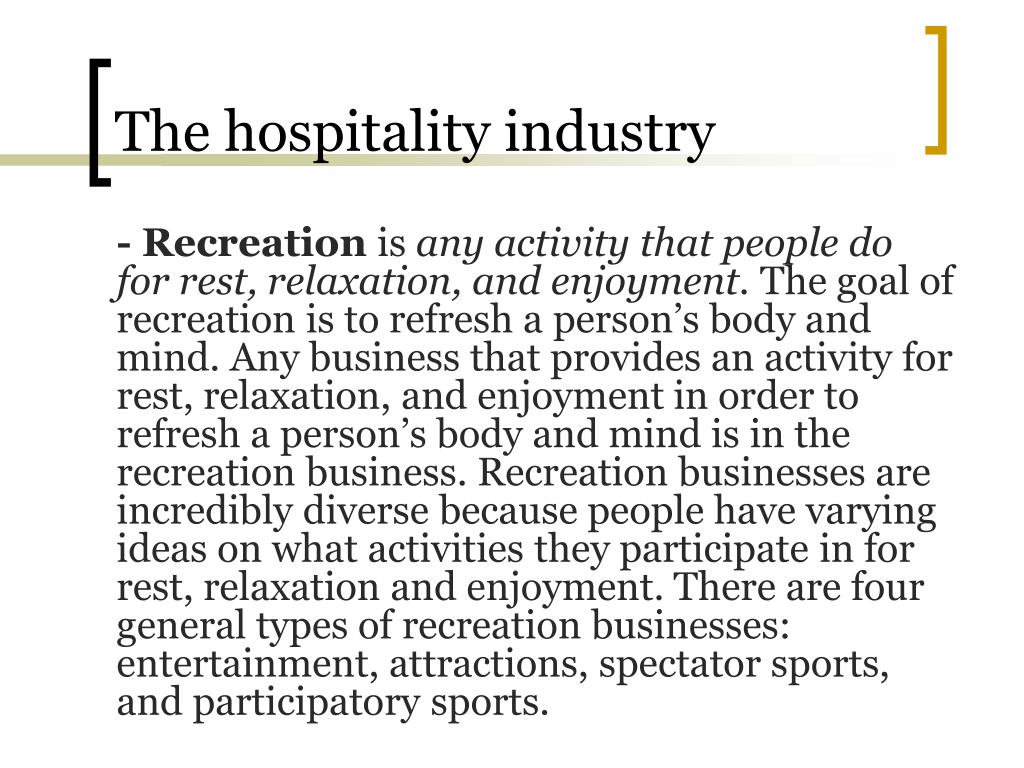 topic for research about hospitality management