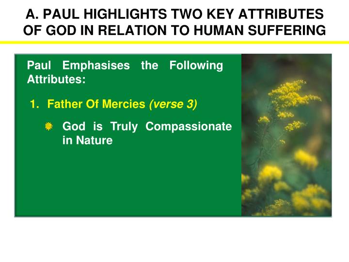 the two categories for the attributes of god Attributes of god lesson 3: god is good have the children find supporting verses for at least one statement from each category have them find at least two. the two categories for the attributes of god Attributes of god lesson 3: god is good have the children find supporting verses for at least one statement from each category have them find at least two.