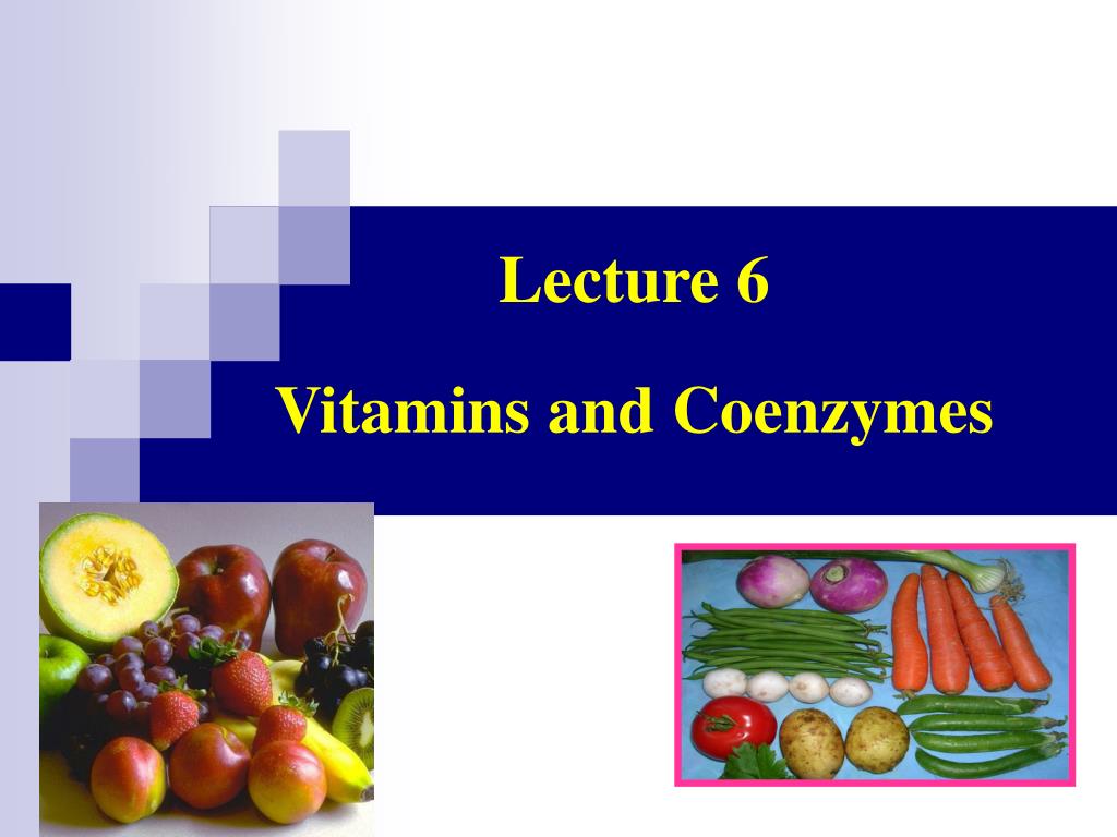 Vitamins & Coenzymes, Part L