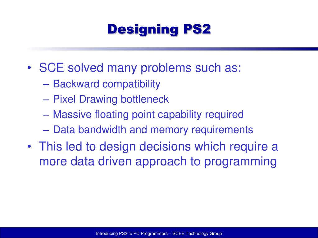 Ps2 Engineering Layout PPT - SCEE Technology Group PowerPoint Presentation, free download - ID ...