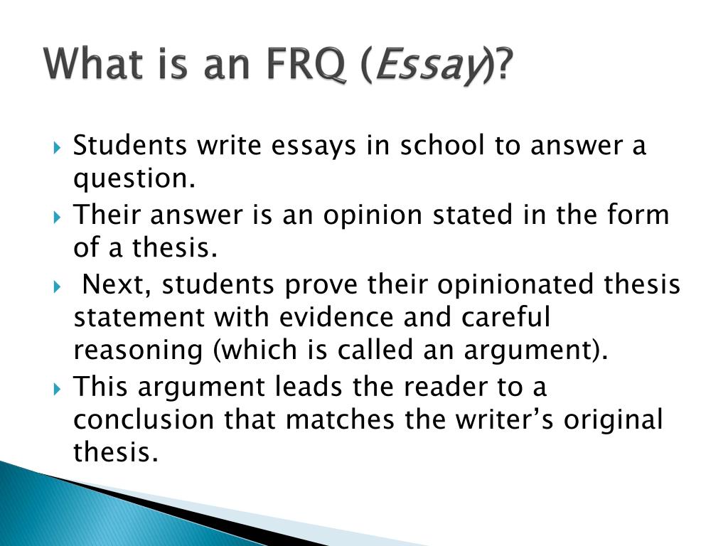 frq essay