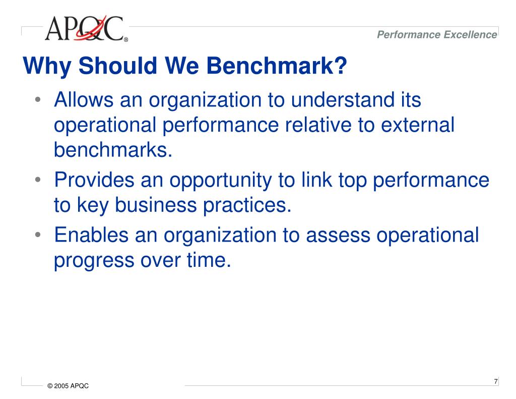 PPT - Winning Performance Through Supply Chain Benchmarking Chris ...