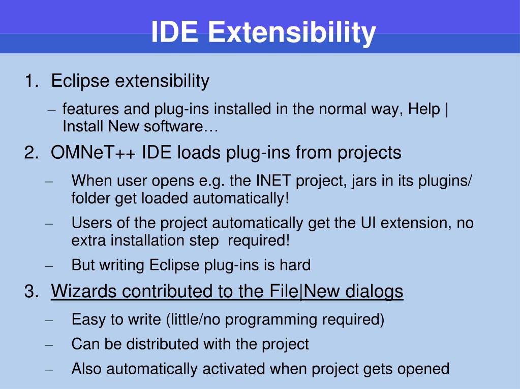 PPT - Wizards for the OMNeT++ IDE Andr á s Varga OMNeT++ Workshop March ...