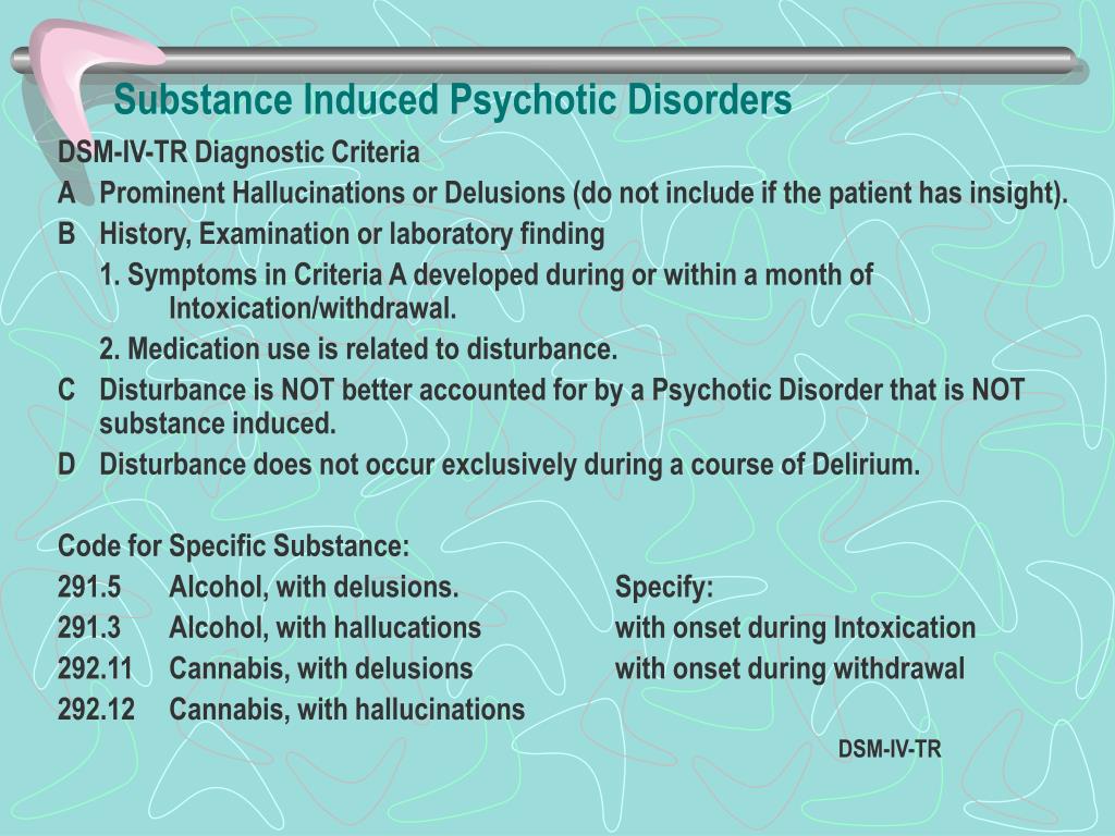 PPT DSMIV TR Schizophrenia & Other Psychotic Disorders