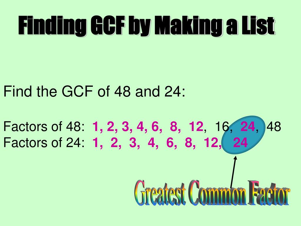 PPT - GCF PowerPoint Presentation, free download - ID:3303777