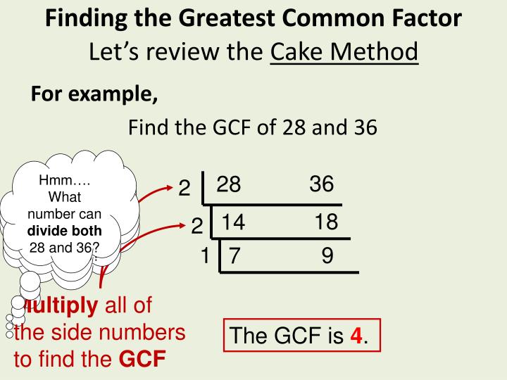 PPT - 5.2 Greatest Common Factor PowerPoint Presentation - ID:3303924