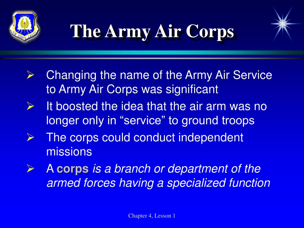 PPT - The Army Air Corps PowerPoint Presentation, Free Download - ID ...