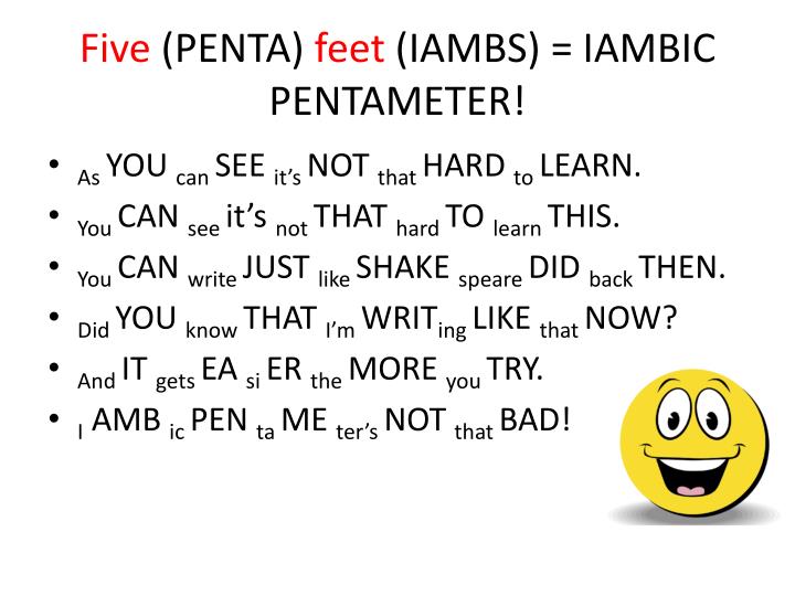 ppt iambic pentameter powerpoint