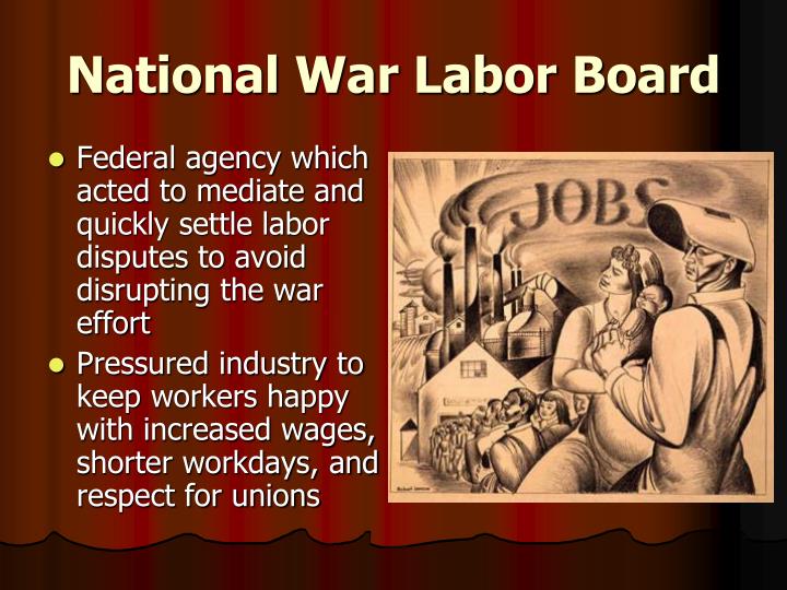 national war labor board significance 