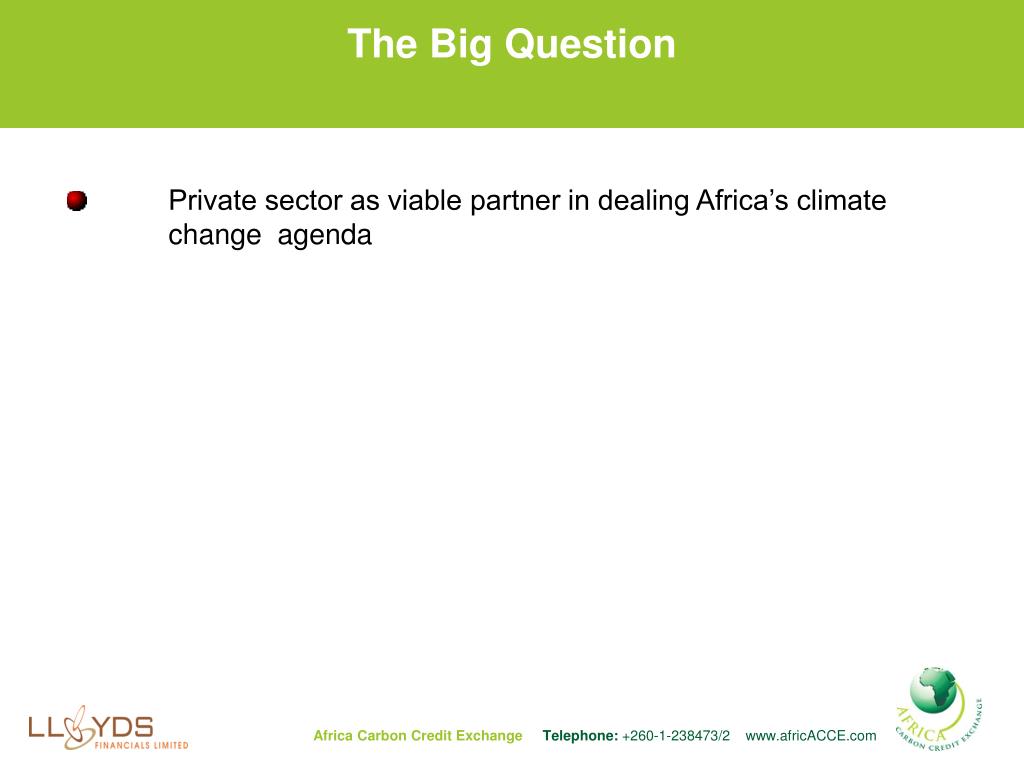 PPT - INNOVATIONS IN THE PRIVATE SECTOR RESPONSE TO CLIMATE CHANGE AND ...