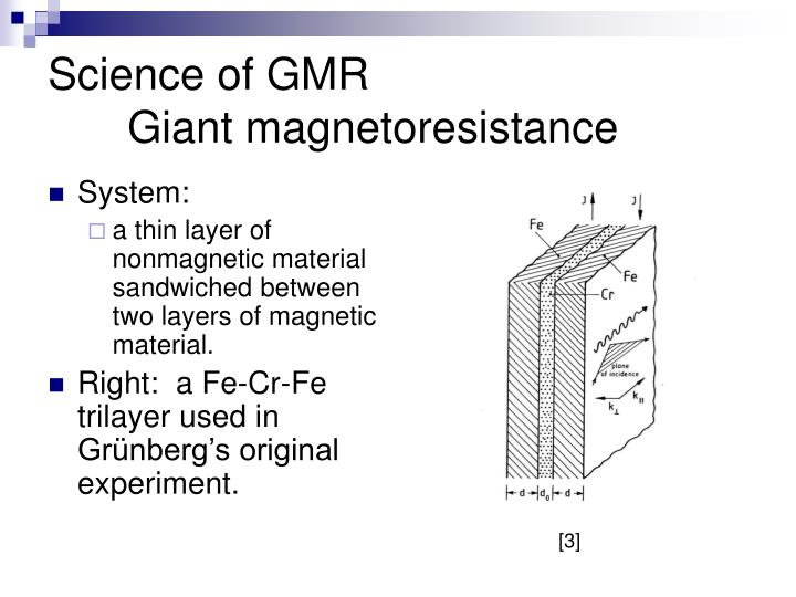 giant magnetoresistance giant magnetoresistance
