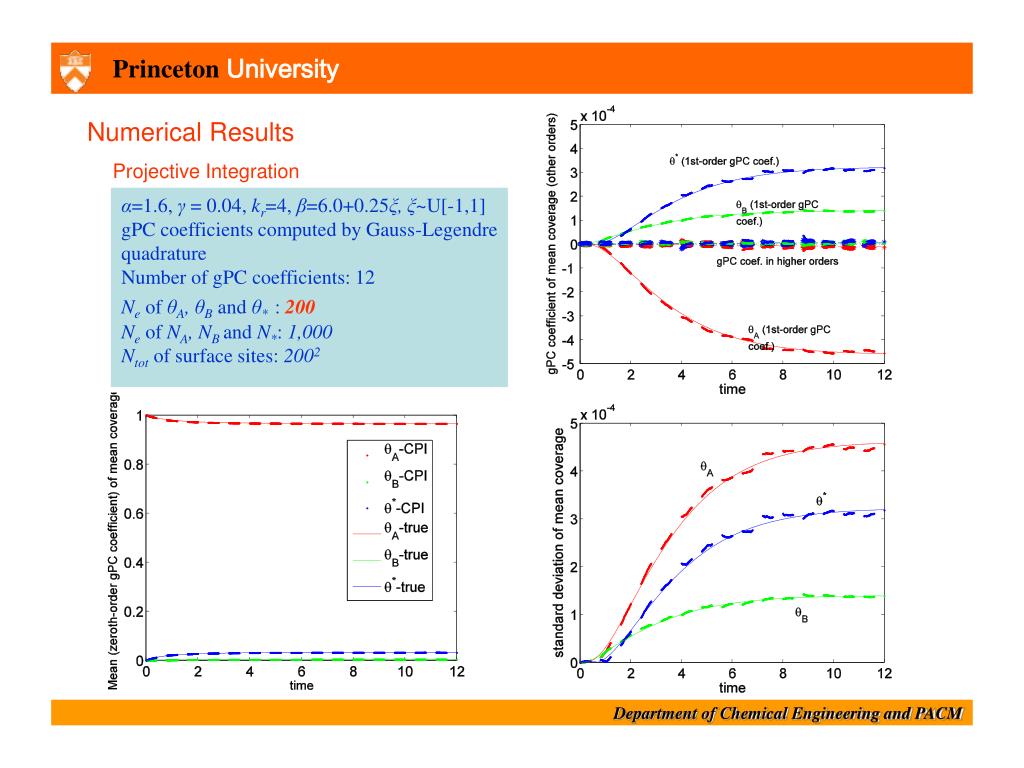 PPT - Equation-Free Uncertainty Quantification on Stochastic Chemical ...