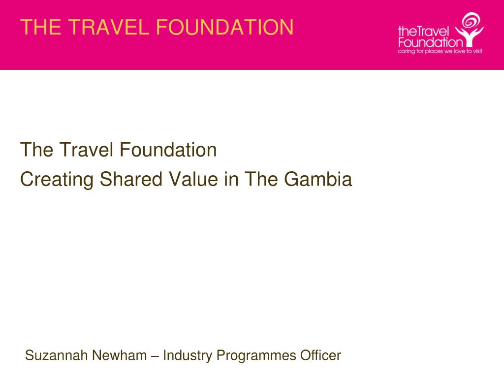 what is the travel foundation