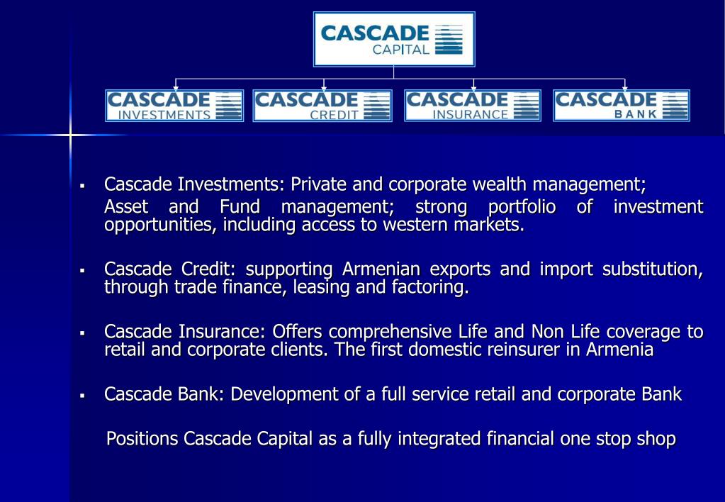 PPT Cafesjian Family Foundation and Cascade Capital Holdings CJSC