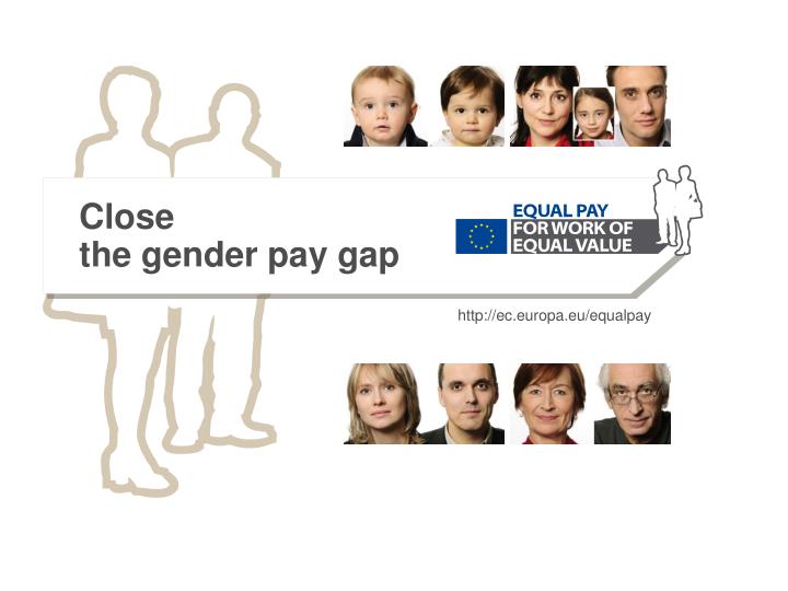 PPT Close the gender pay gap PowerPoint Presentation, free download