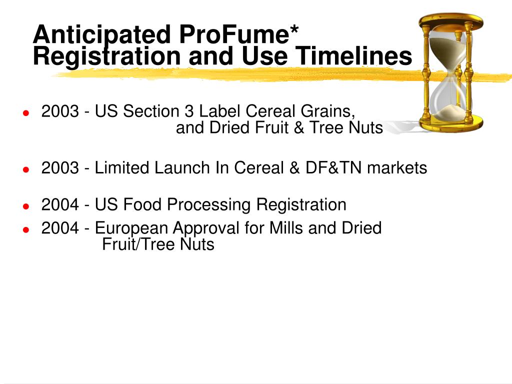 PPT - Sulfuryl Fluoride ProFume* Gas Fumigant Technical Update August 5 ...