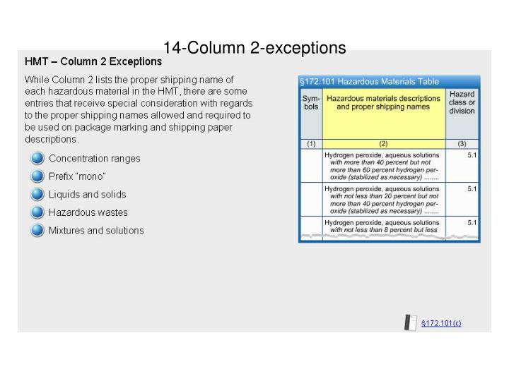 ppt dot hazmat module 01 the hazardous materials table notes on hazardous material table