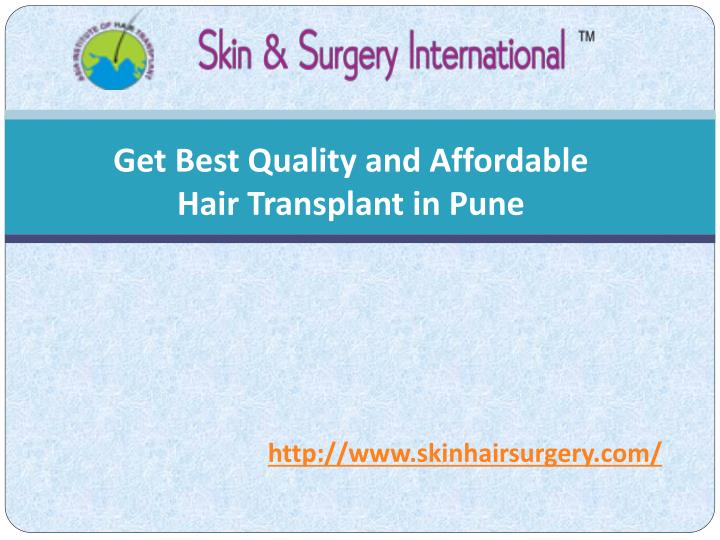 get best quality and affordable hair transplant in pune n.