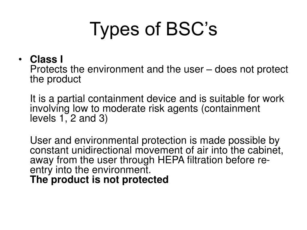 Ppt Working In A Biological Safety Cabinet Powerpoint Presentation