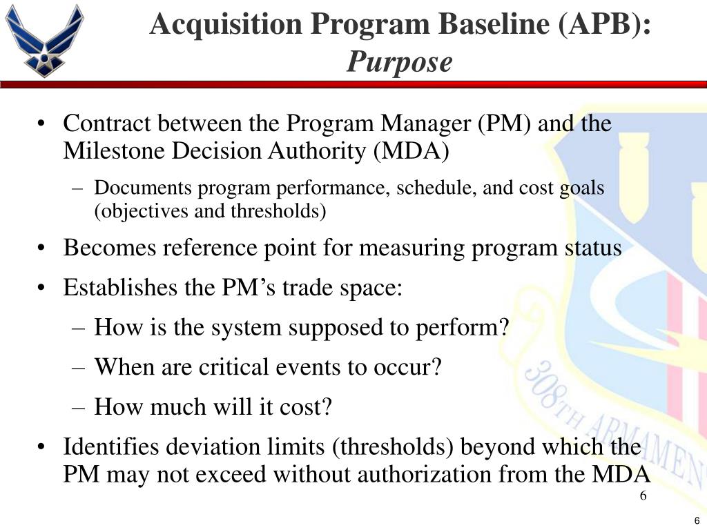 Acquisition Program PPT - Nunn-McCurdy Legislation/Program Impacts Della McPhail Chief ...